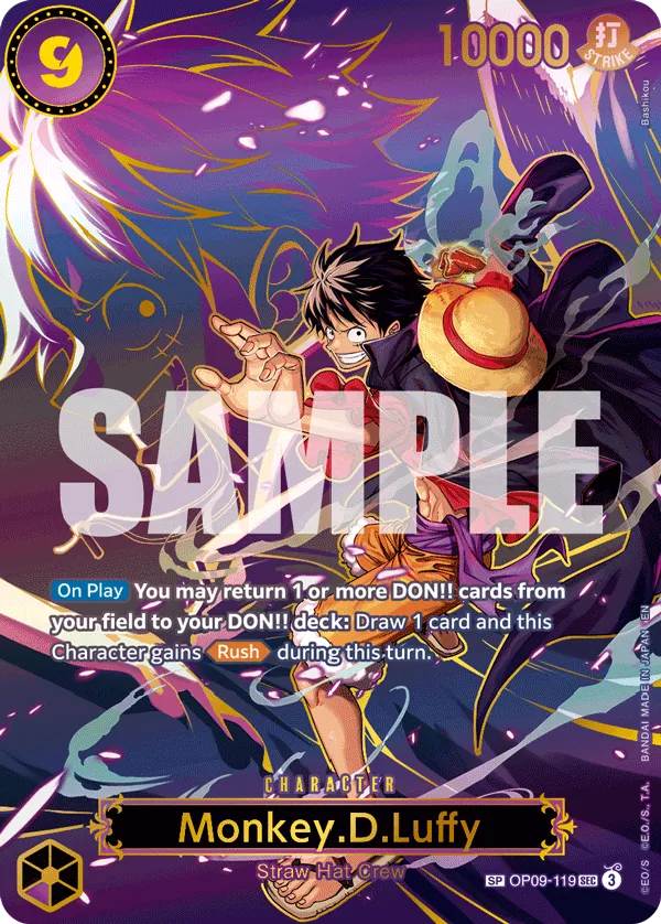 OP09-119 SP Monkey.D.Luffy EN