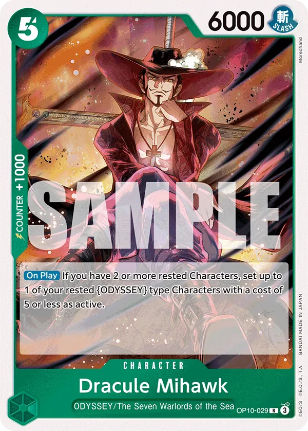 OP10-029 R Dracule Mihawk EN