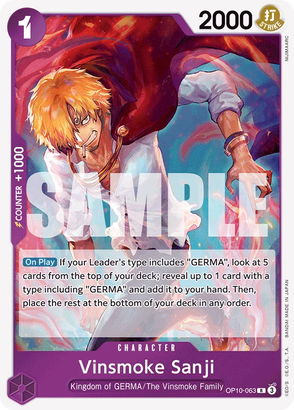 OP10-063 R Vinsmoke Sanji EN