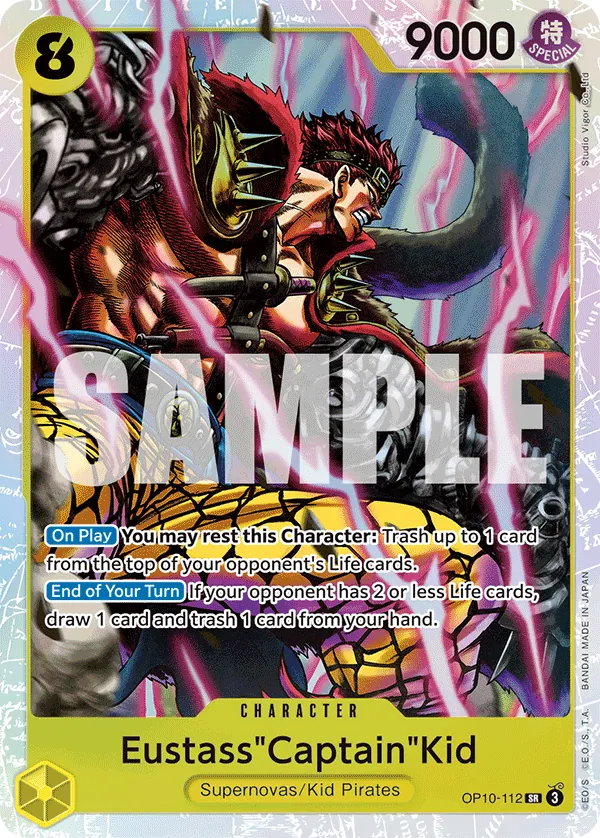 OP10-112 SR Eustass Captain Kid EN