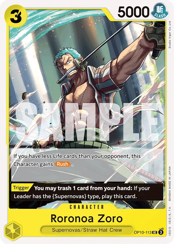 OP10-113 UC Roronoa Zoro EN
