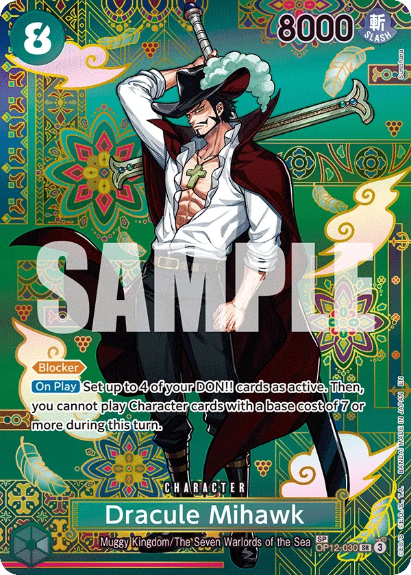OP12-030 SP Dracule Mihawk EN