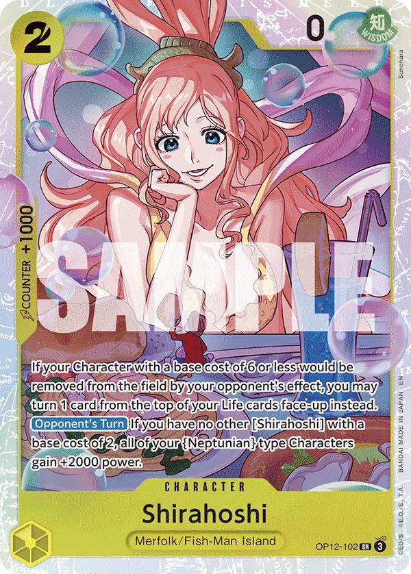OP12-102 SR Shirahoshi EN