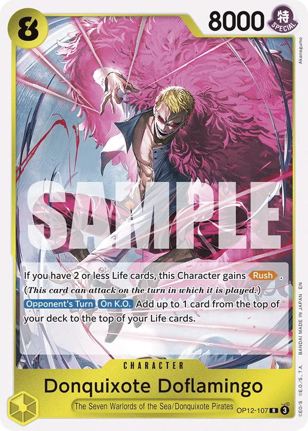 OP12-107 R Donquixote Doflamingo EN
