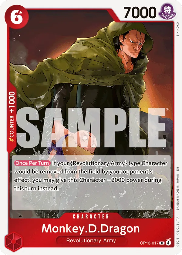 OP13-017 R Monkey.D.Dragon EN