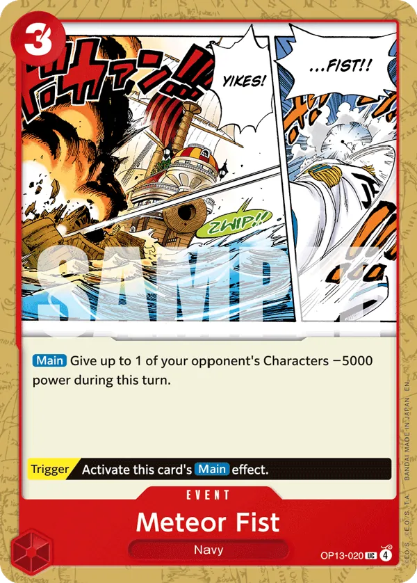 OP13-020 UC Meteor Fist EN