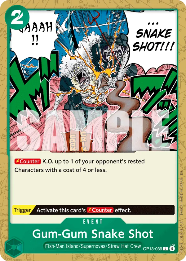 OP13-039 C Gum-Gum Snake Shot EN