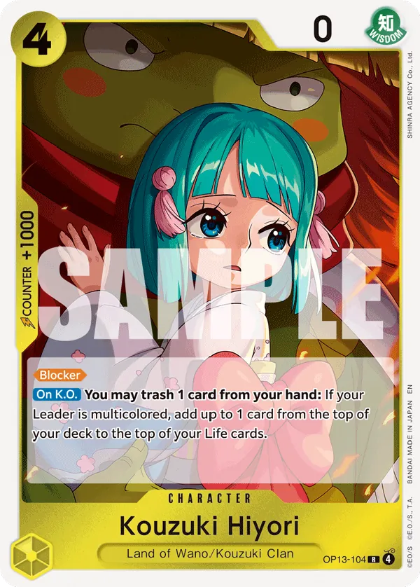 OP13-104 R Kouzuki Hiyori EN