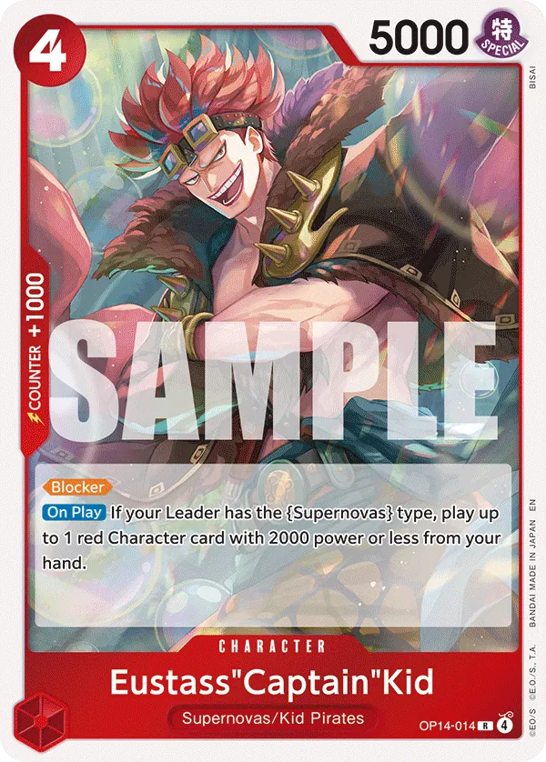 OP14-014 R Eustass"Captain"Kid EN