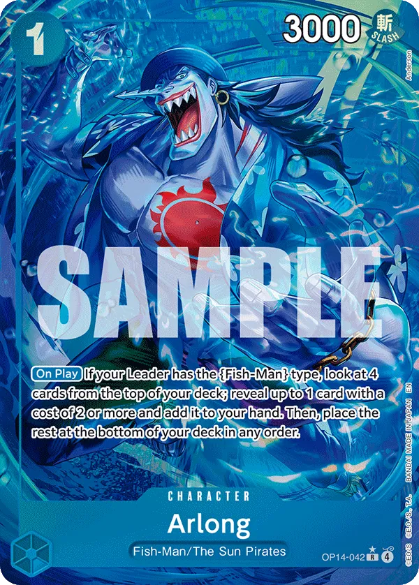 OP14-042 PR Arlong EN