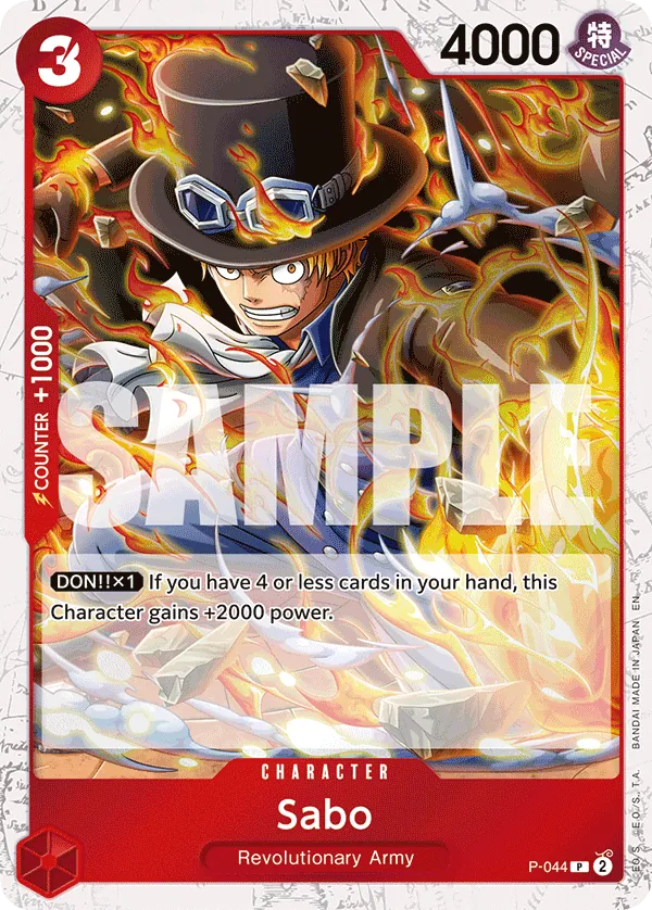P-044 Sabo (Pirate Flag Foil) EN