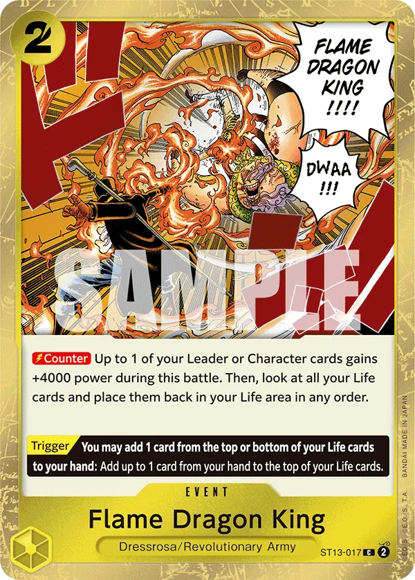 ST13-017 C Flame Dragon King EN