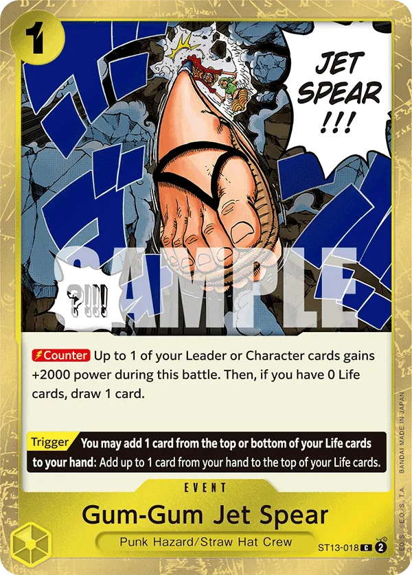 ST13-018 C Gum-Gum Jet Spear EN