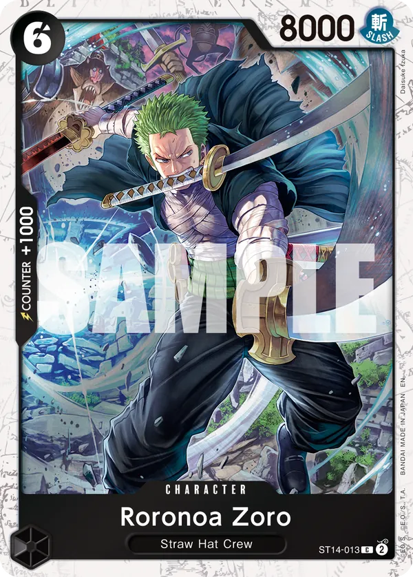 ST14-013 C Roronoa Zoro (Pirate Flag Foil) EN