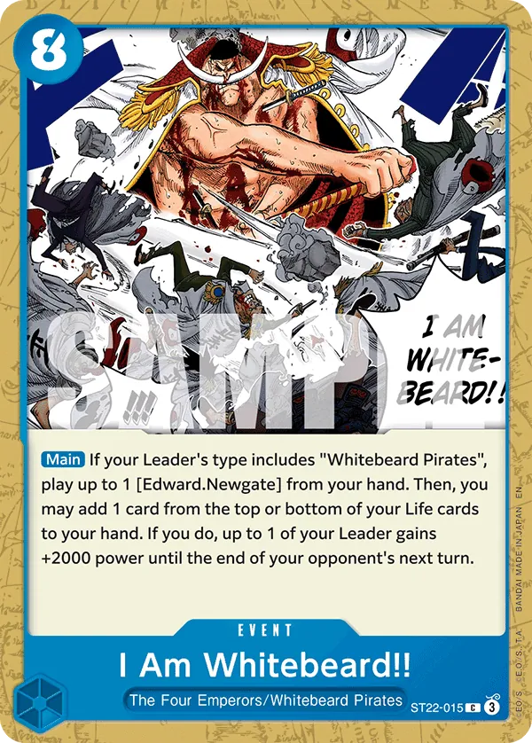 ST22-015 C I Am Whitebeard!! EN
