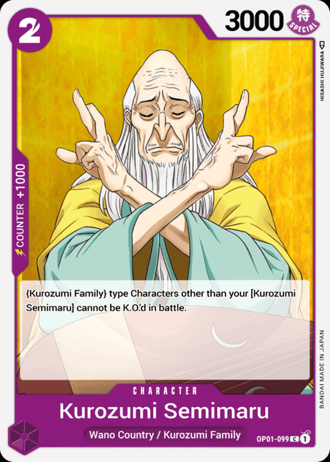 OP01-099 C Kurozumi Semimaru EN