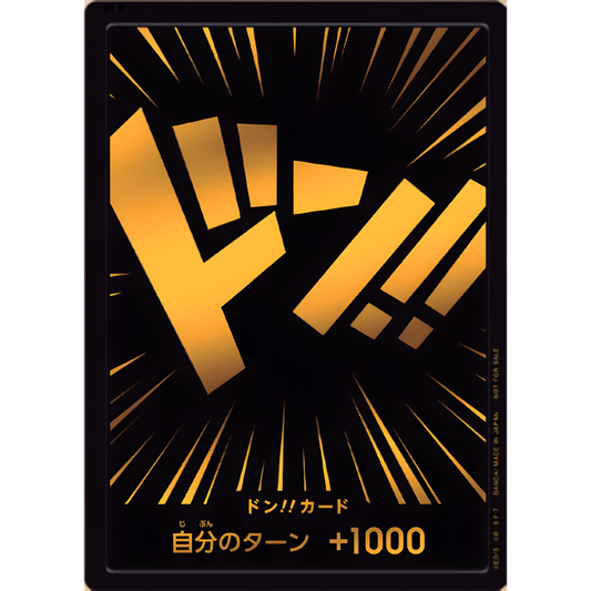 DON!! Card (Gold Black) JAP