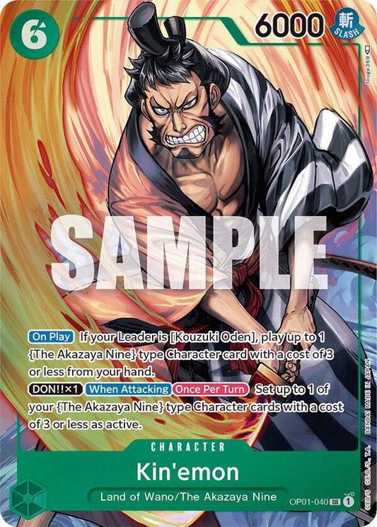 OP01-040 PSR Kin'emon EN