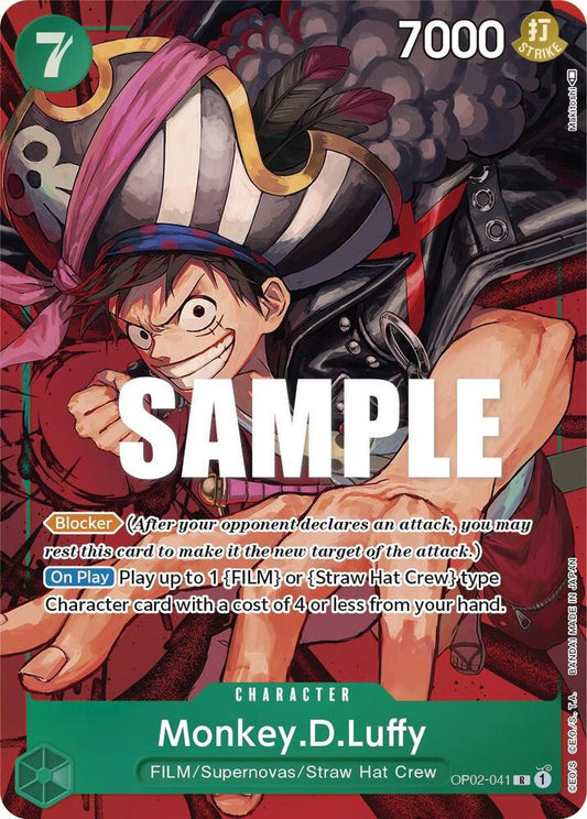OP02-041 PR Monkey.D.Luffy EN
