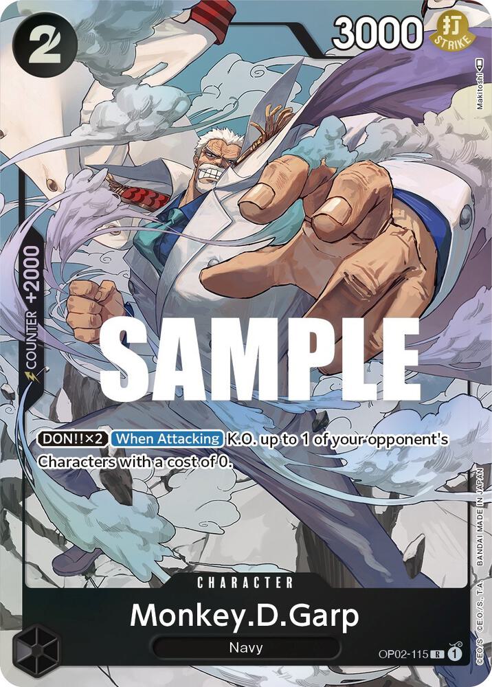 OP02-115 PR Monkey.D.Garp EN