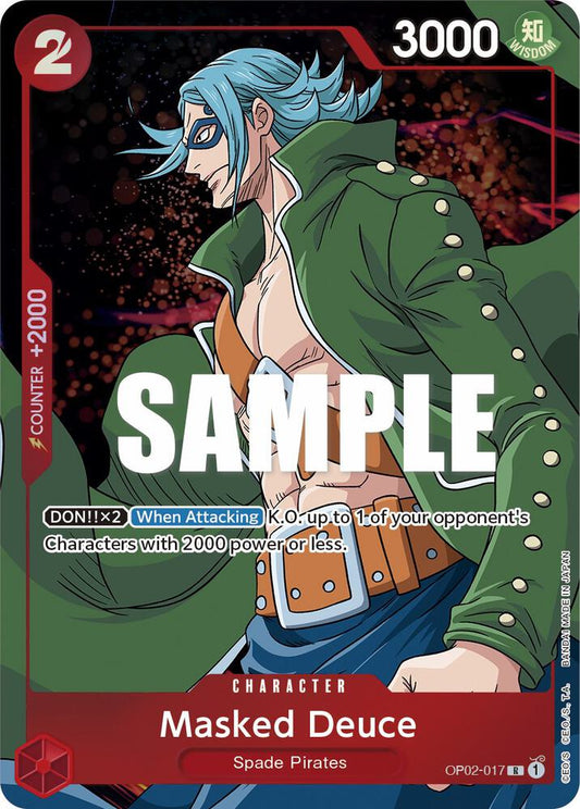 OP02-017 PR Masked Deuce EN
