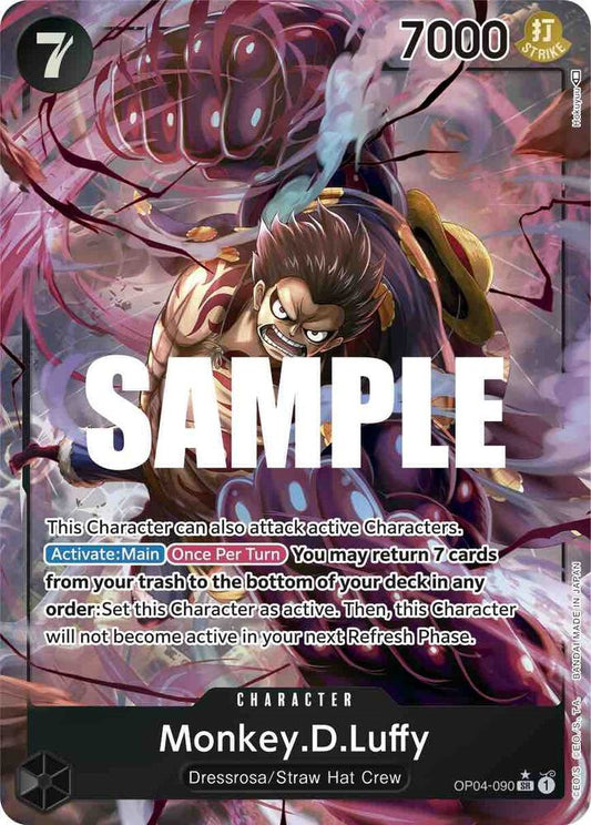 OP04-090 PSR Monkey.D.Luffy EN