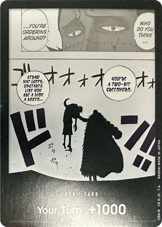 DON!! Card (DP01-Luffy and Crocodile) EN