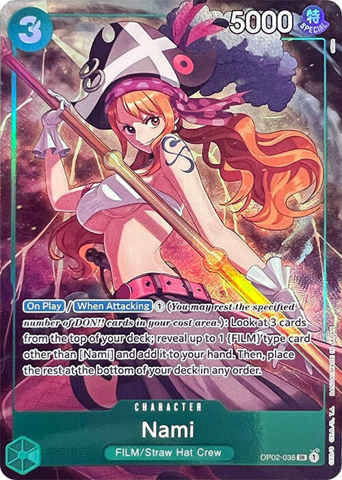 OP02-036 SR Nami (Best Selection Vol.1) EN