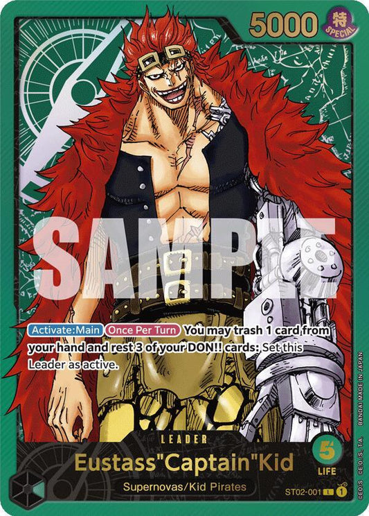ST02-001 L Eustass"Captain"Kid (Leader Collection Vol.1) EN