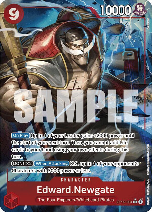 OP02-004 SR Edward.Newgate (Alternate Art) EN