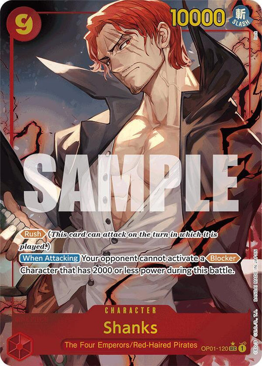 OP01-120 SEC Shanks (Alternate Art) EN