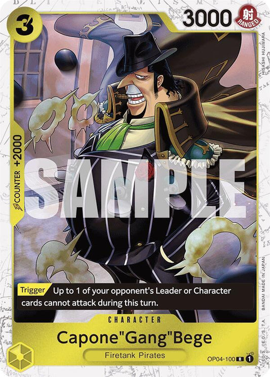 OP04-100 R Capone"Gang"Bege (Pirate Flag Foil) EN