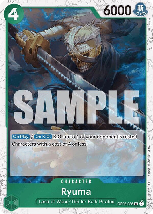 OP06-036 R Ryuma (Pirate Flag Foil) EN