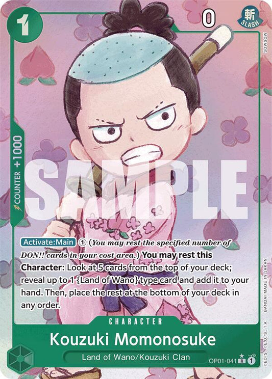 OP01-041 R Kouzuki Momonosuke (Alternate Art) EN
