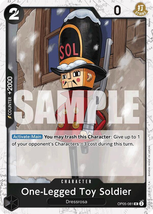 OP05-081 UC One-Legged Toy Soldier (Pirate Flag Foil) EN
