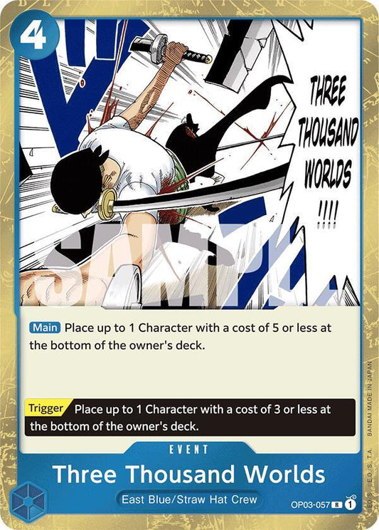 OP03-057 R Three Thousand Worlds (Pirate Flag Foil) EN
