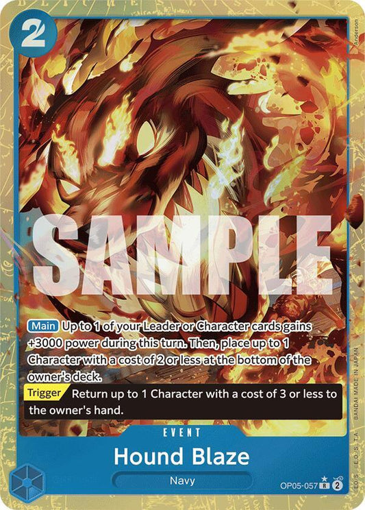OP05-057 R Hound Blaze (Alternate Art) EN