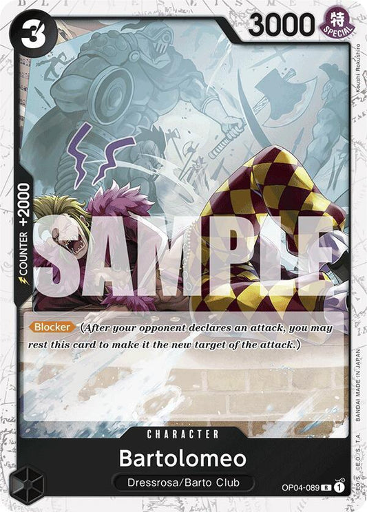 OP04-089 R Bartolomeo (Pirate Flag Foil) EN