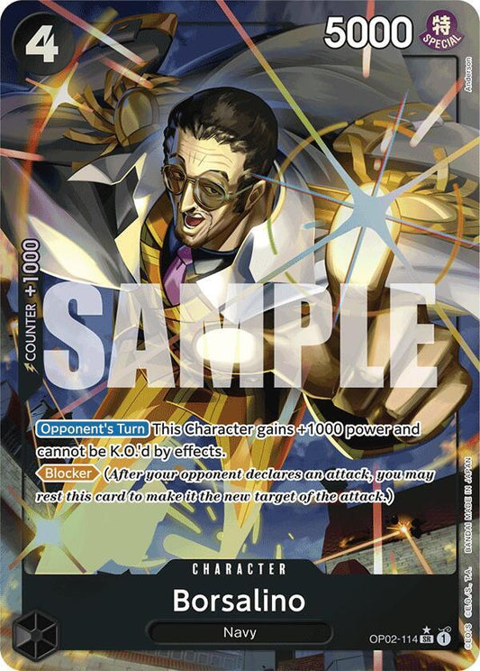 OP02-114 SR Borsalino (Alternate Art) EN
