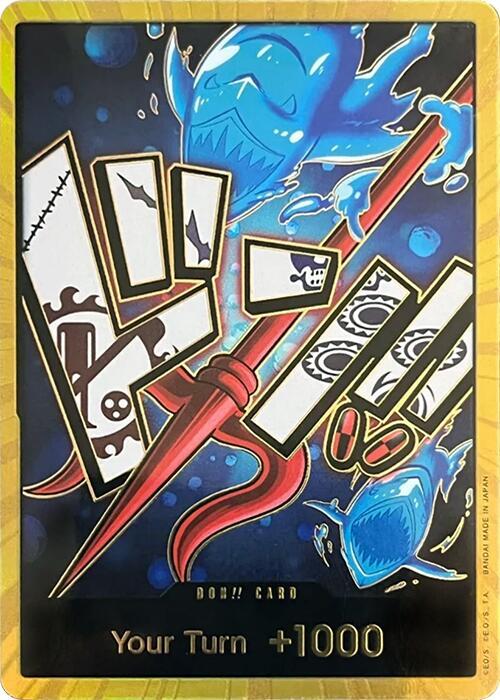 DON!! Card (Hody Jones) (Gold) EN
