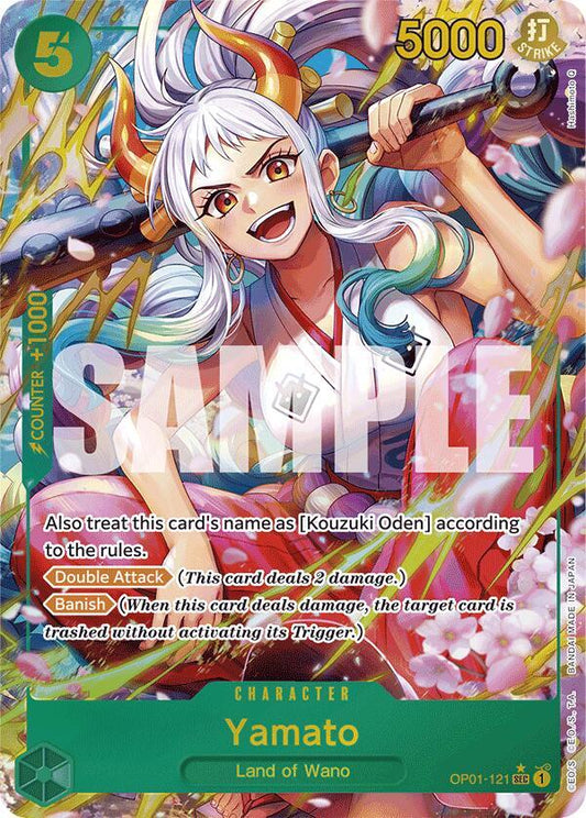OP01-121 SEC Yamato (Alternate Art) EN