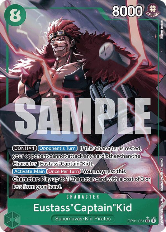 OP01-051 SR Eustass"Captain"Kid (Alternate Art) EN