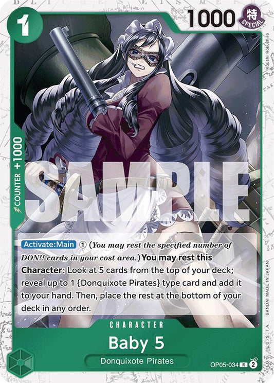 OP05-034 R Baby 5 (Pirate Flag Foil) EN