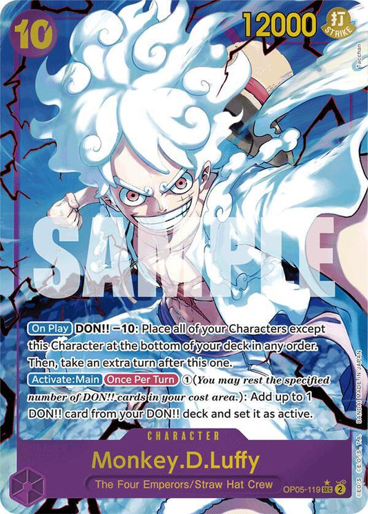 OP05-119 SEC Monkey.D.Luffy (Alternate Art) EN