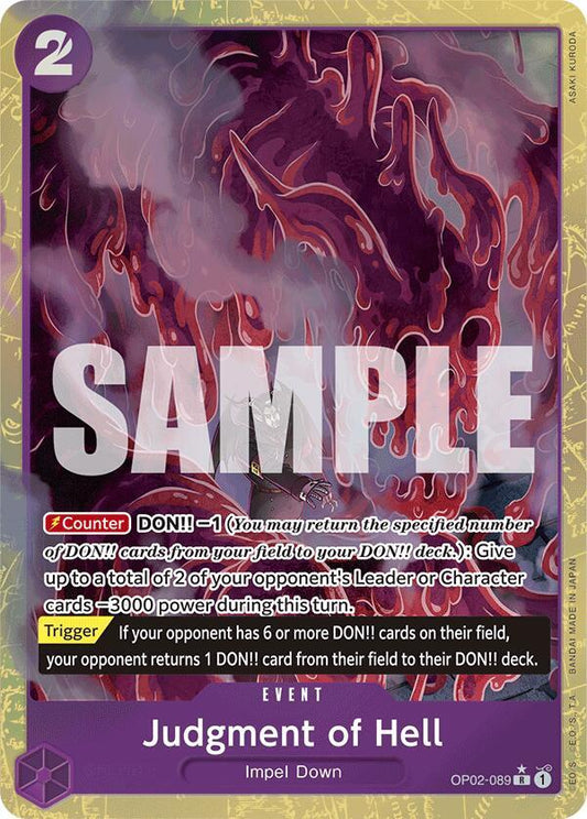 OP02-089 R Judgment of Hell (Alternate Art) EN