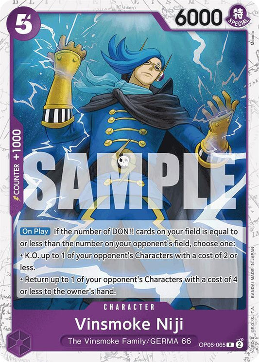 OP06-065 R Vinsmoke Niji (Pirate Flag Foil) EN