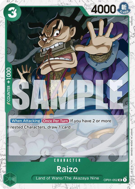 OP01-052 UC Raizo (Pirate Flag Foil) EN