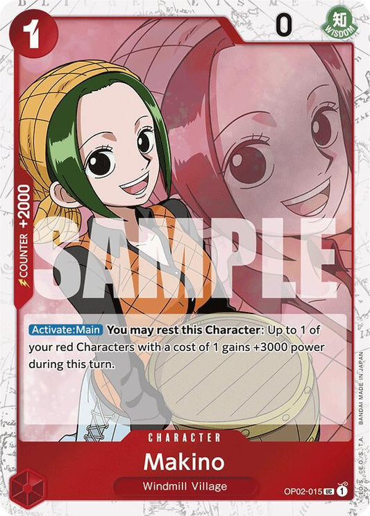 OP02-015 UC Makino (Pirate Flag Foil) EN