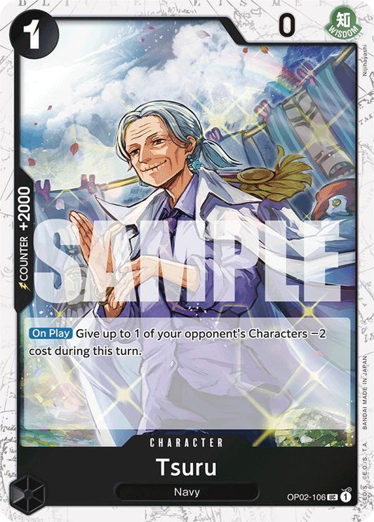 OP02-106 UC Tsuru (Pirate Flag Foil) EN