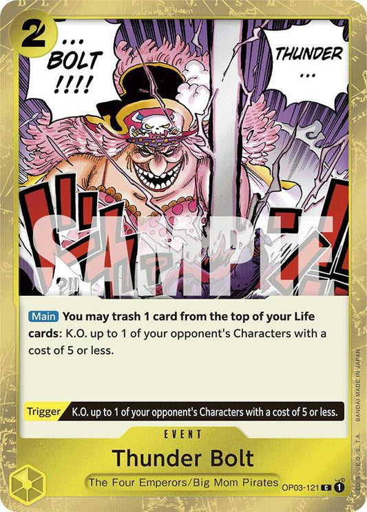 OP03-121 C Thunder Bolt (Pirate Flag Foil) EN